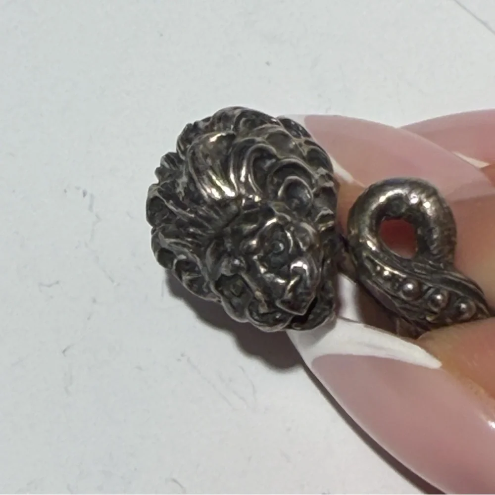 Vintage 925 Sterling Silver Lion Ring Adjustable 10.5g